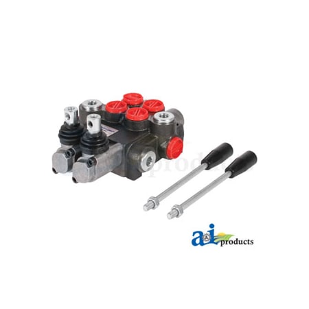 A & I Products Hydraulic Monoblock Spool Valve Sae w/Orb Fittings 13" x7" x5.5" A-VFG1009